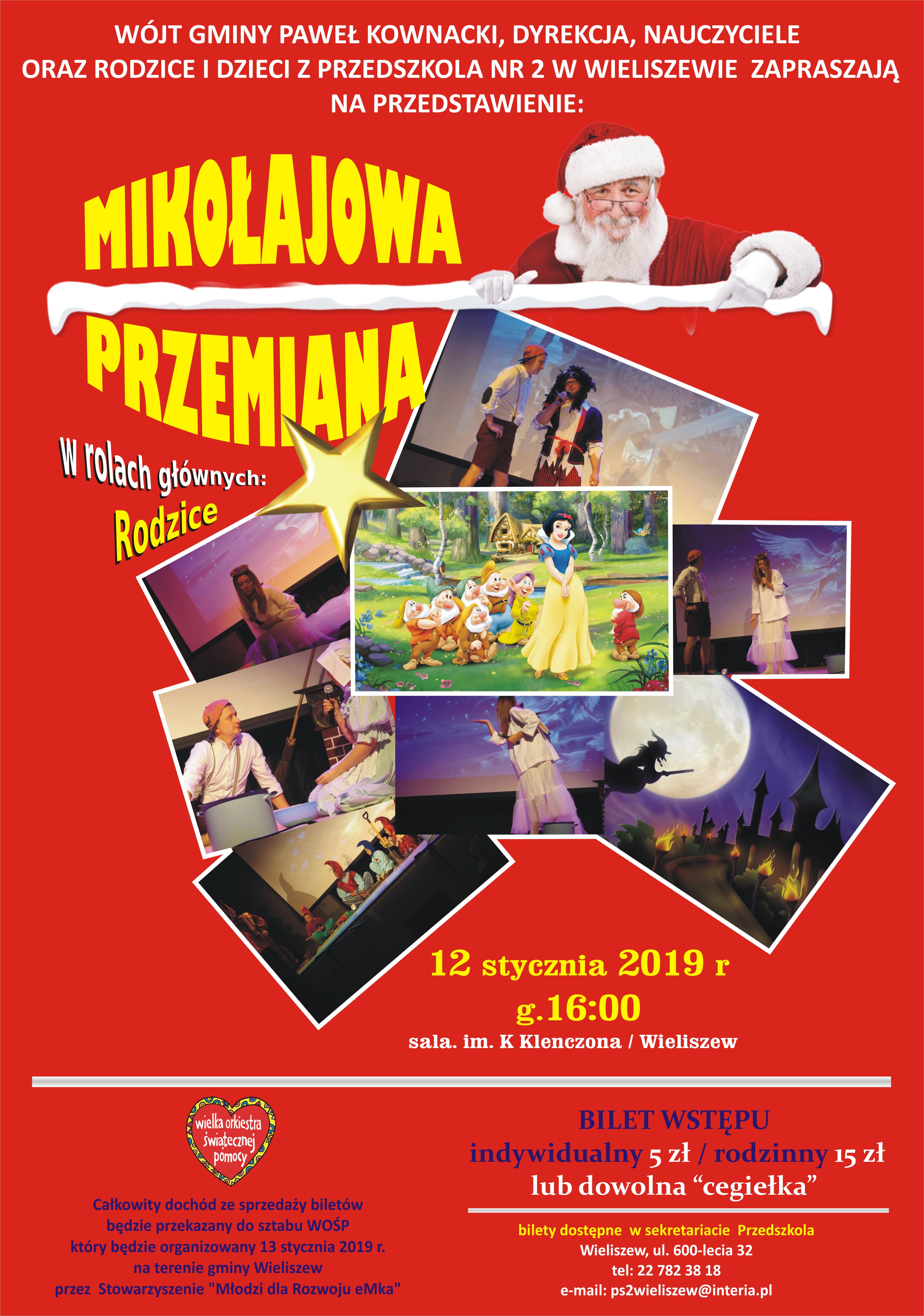 Jak Napisać Zaproszenie Na Przedstawienie Zaproszenie na przedstawienie "Mikołajowa Przemiana" | Gmina Wieliszew